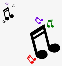 Colored Music Notes Clip Art At Clker Com Vector Clip - Scratch Müzik Yapma, HD Png Download, Transparent PNG