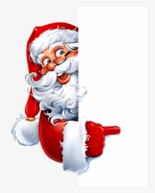 Naughty Claus Illustration Cartoon Santa Christmas - Merry Christmas Santa Claus Png, Transparent Png, Transparent PNG