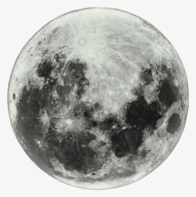 Full Moon Clip Art - Transparent Background Moon Clipart, HD Png Download, Transparent PNG