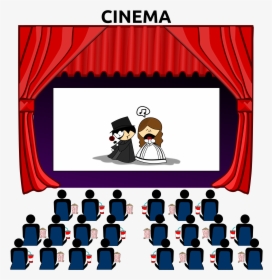 Movie Theatre Clipart - Movie Clipart, HD Png Download, Transparent PNG