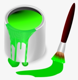 Green Paint Clip Art, HD Png Download, Transparent PNG