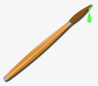 Paintbrush Paint Brush Clip Art At Vector 2 Image - Pink Paint Brush Clip Art, HD Png Download, Transparent PNG