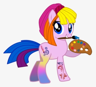 Paint Brush Clipart Mlp Paint - My Little Pony Fan Made Ponies, HD Png Download, Transparent PNG