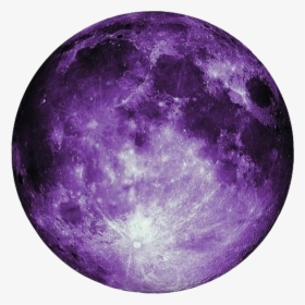 Beautiful Purple Moon Purple Moon Freetoedit - Full Moon, HD Png Download, Transparent PNG