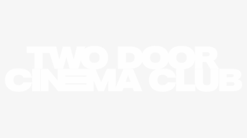 Two Door Cinema Club Logo White, HD Png Download, Transparent PNG