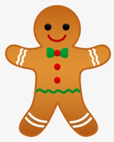 Free Christmas Clipart Animated Clip Art Santa Image - Gingerbread Man Clipart, HD Png Download, Transparent PNG