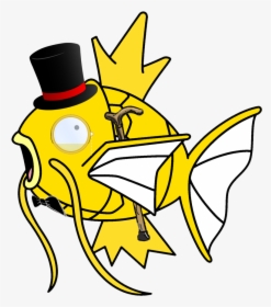 Magikarp With Top Hat, HD Png Download, Transparent PNG