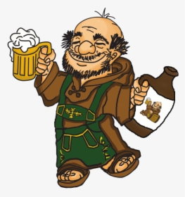 Transparent Monk Png - Cartoon Image German Monk Beer, Png Download, Transparent PNG