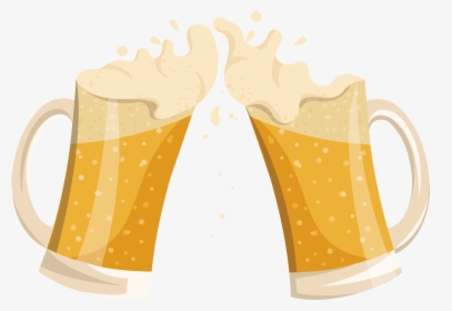Transparent Cheer Cliparts - Beer Mugs Cheers Transparent, HD Png Download, Transparent PNG