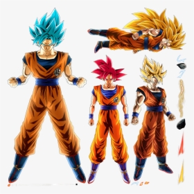 Transparent Super Saiyan Blue Goku Png - Goku Blue Dokkan Battle, Png Download, Transparent PNG