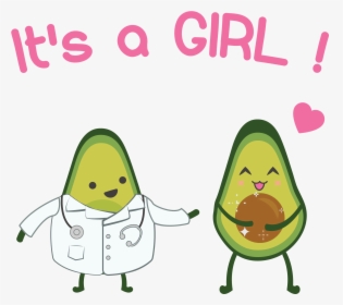 Clipart Cartoon Avocado Png, Transparent Png, Transparent PNG