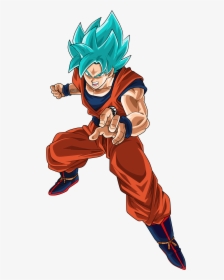 Goku Super Saiyan Blue By - Goku Png Ssj Blue, Transparent Png, Transparent PNG