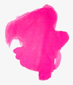 Pink Watercolor Brushes Free Png - Hot Pink Watercolor Background, Transparent Png, Transparent PNG