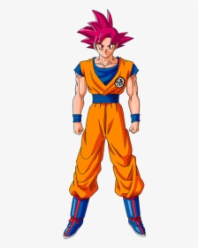 Goku Super Saiyan God - Goku Super Saiyan God Png, Transparent Png, Transparent PNG