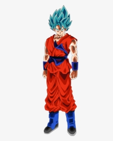 Super Saiyan God Super Saiyan Goku From Resurrection - Goku Super Sayajin Blue Png, Transparent Png, Transparent PNG