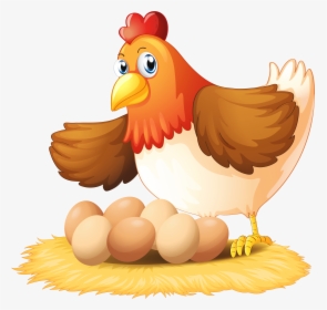 Chicken Egg Clip Art - Hen Clipart, HD Png Download, Transparent PNG