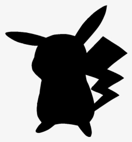 Pikachu Pokémon Go Silhouette Drawing - Who's That Pokemon, HD Png Download, Transparent PNG