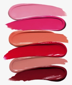 Lipstick Swatch Swatches Red Pink Paint Stroke Colour - Lipstick Swatch, HD Png Download, Transparent PNG