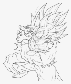 Super Saiyan Blue Goku Coloring Page - ColoringAll