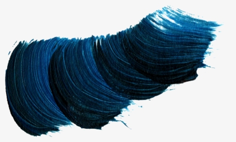 Brush Stroke Waves Dark Blue - Paint Brush Strokes Png, Transparent Png, Transparent PNG