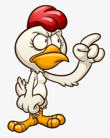 Chicken Cartoon Illustration - Chicken Cartoon Transparent, HD Png Download, Transparent PNG
