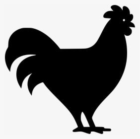 Black And White Download Chicken Poultry Icon Free - Poultry Icon Png, Transparent Png, Transparent PNG