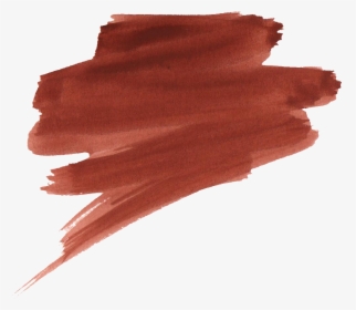 Red Paint Stroke Png - Brown Brush Stroke Png, Transparent Png, Transparent PNG