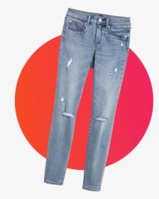 Soft Wear Super High Rise True Skinny Jeans - Pocket, HD Png Download, Transparent PNG