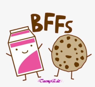 Milk And Cookie Cute, HD Png Download, Transparent PNG