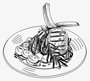 Sketch Of Food Png, Transparent Png, Transparent PNG