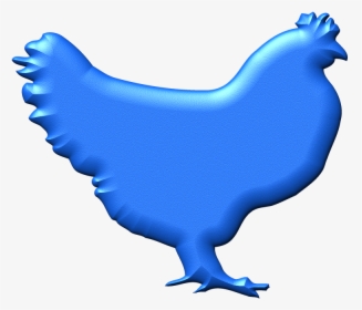 Blue Chicken Png, Transparent Png, Transparent PNG