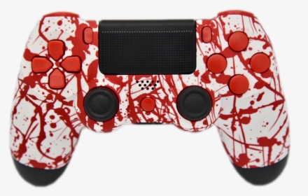 Red And White Ps4 Controller, HD Png Download, Transparent PNG