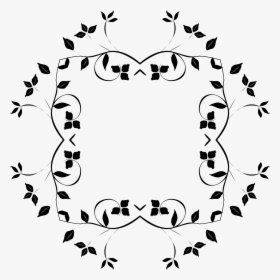Clipart - Leaves Png Black And White, Transparent Png, Transparent PNG