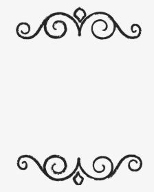Hand Drawn Flourishes Stamp - Book Belongs To Rubber Stamp, HD Png Download, Transparent PNG