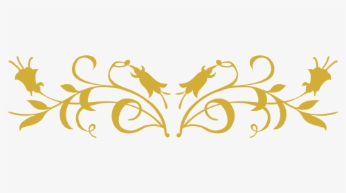 Gold Flourish Png Image Royalty Free Library - Portable Network Graphics, Transparent Png, Transparent PNG