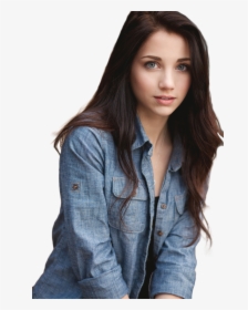 Transparent Emily Rudd Png - Girl With Brown Hair And Brown Eyes, Png Download, Transparent PNG