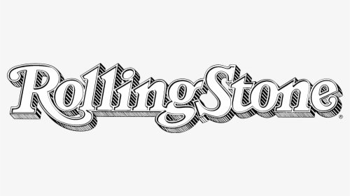 Rolling Stone Logo Black And White - Black Rolling Stone Logo, HD Png Download, Transparent PNG