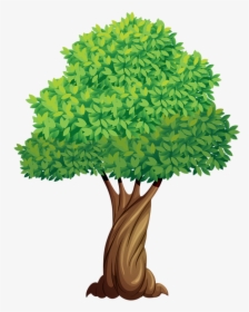 Transparent Clipart Trees - Tree Cartoon Png, Png Download, Transparent PNG