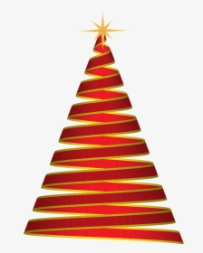 Red Christmas Tree Png, Transparent Png, Transparent PNG