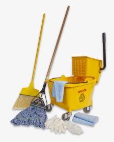 Transparent Mop Png - Cleaning Equipment Png, Png Download, Transparent PNG