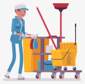 Products Venus Cleaning Supplies - Cartoon Janitorial, HD Png Download, Transparent PNG