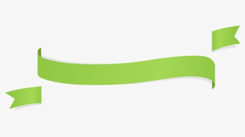 Green Ribbon Png Transparent Image - Oval, Png Download, Transparent PNG