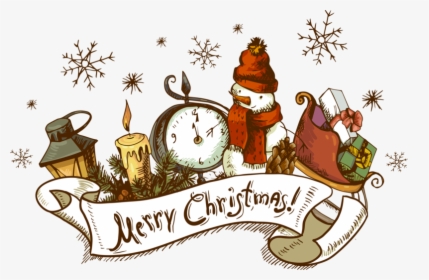 Christmas Hand Drawing Illust, HD Png Download, Transparent PNG