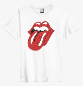 White Rolling Stones T Shirt, HD Png Download, Transparent PNG