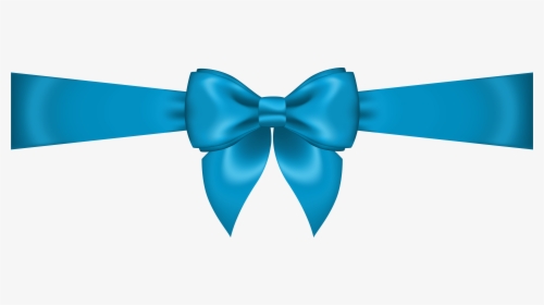 Graphic Freeuse Library Bow Png Clip Art - Blue Ribbon With Transparent Background, Png Download, Transparent PNG