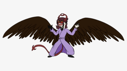 Wing Clipart Fallen Angel Wing Fallen Angel Transparent - Jaiden Animations Demon Drawing, HD Png Download, Transparent PNG
