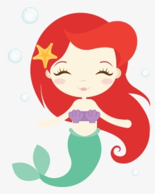 Little Mermaid Baby Png, Transparent Png, Transparent PNG