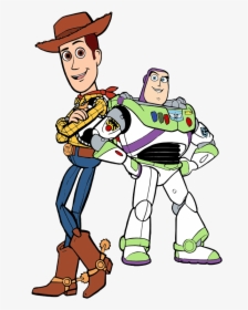 Transparent Toy Story Png - Woody And Buzz Coloring Page, Png Download, Transparent PNG