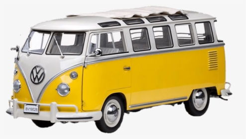 Yellow Volkswagen Camper Van - Volkswagen, HD Png Download, Transparent PNG