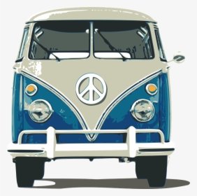 Bus, Car, Van, Volkswagen, Travel, Trip, Camping - Volkswagen T1 Tekening, HD Png Download, Transparent PNG